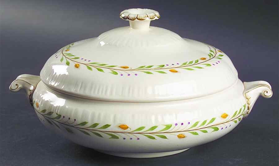 Barley Round Covered Vegetable by Wedgwood-1