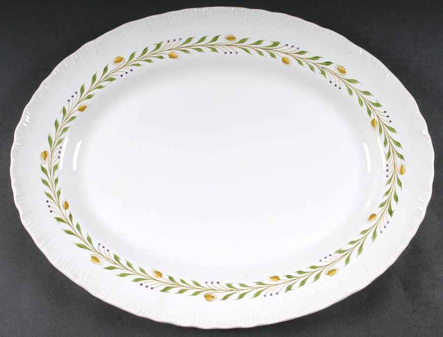 Barley 16" Oval Serving Platter by Wedgwood-1