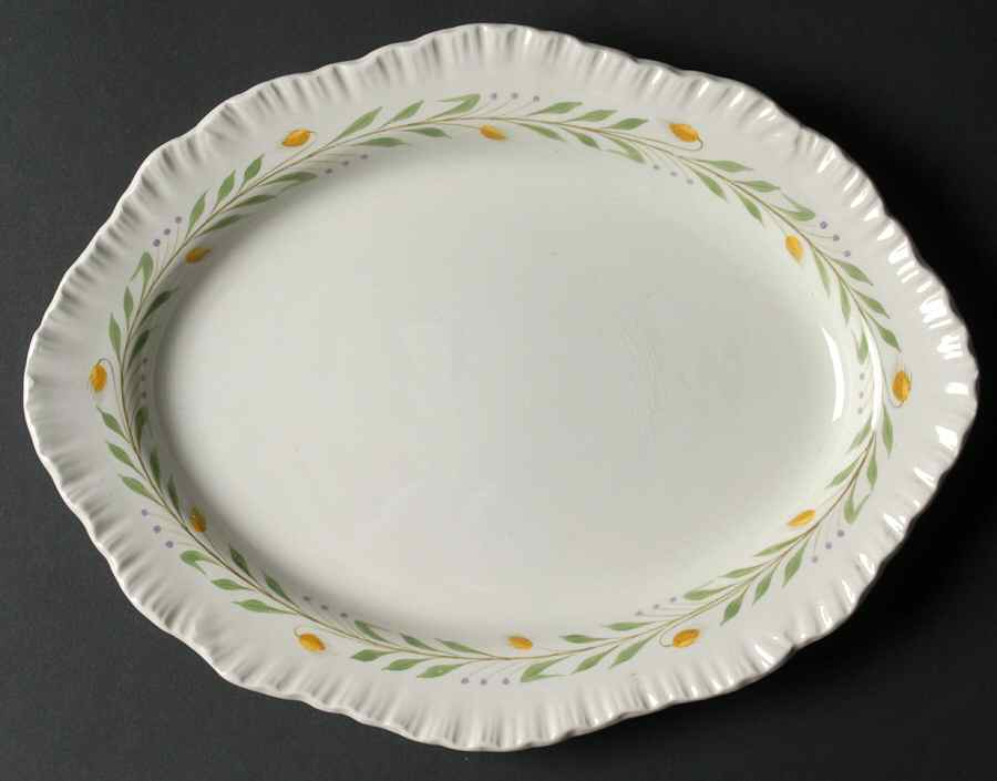 Barley 11" Oval Serving Platter by Wedgwood-1
