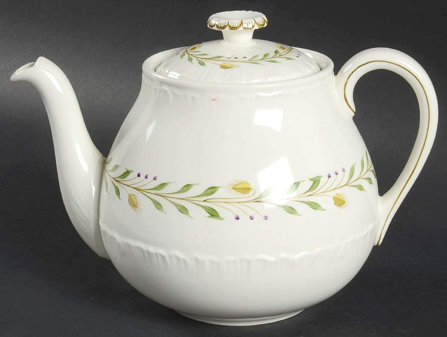 Barley Teapot & Lid by Wedgwood-1