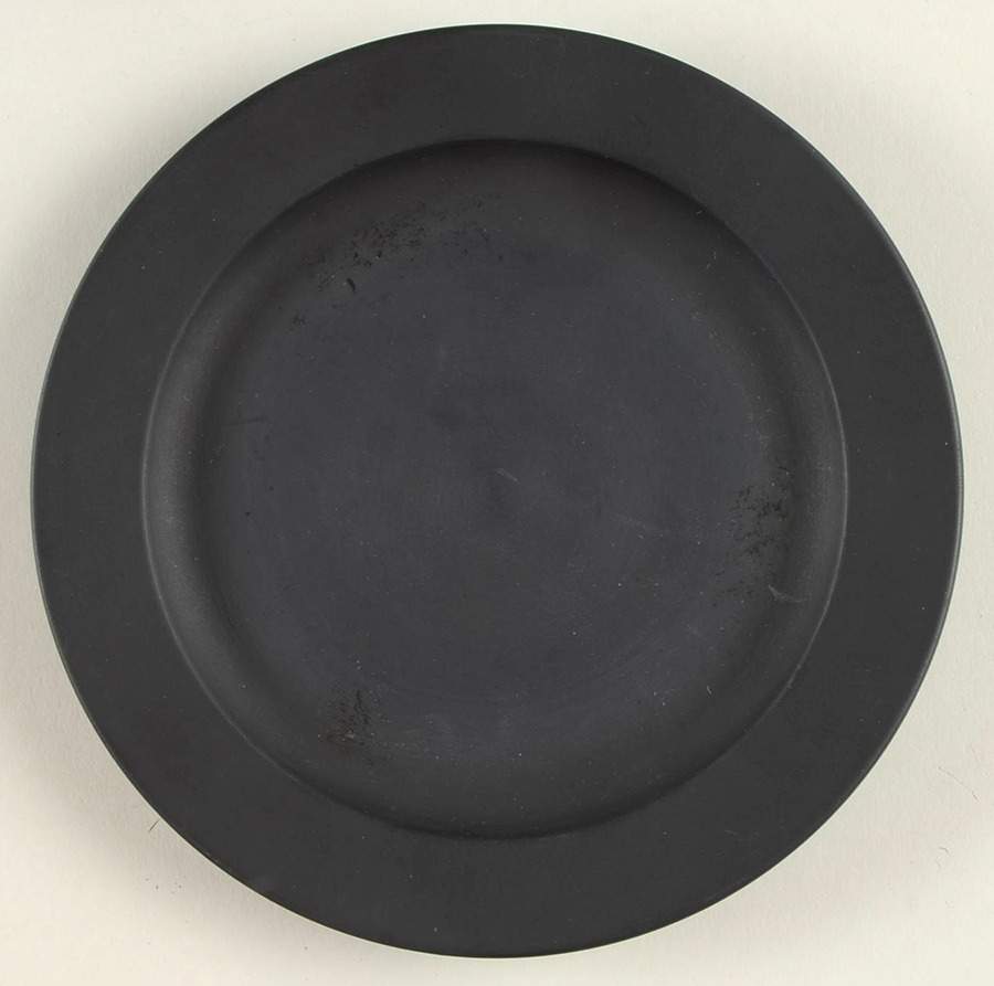 Basalt Black Bread & Butter Plate by Wedgwood-1