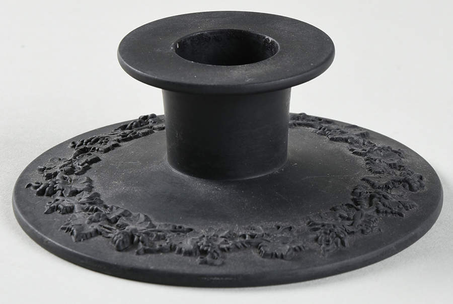 Basalt Black 1" Small Candlestick by Wedgwood-1