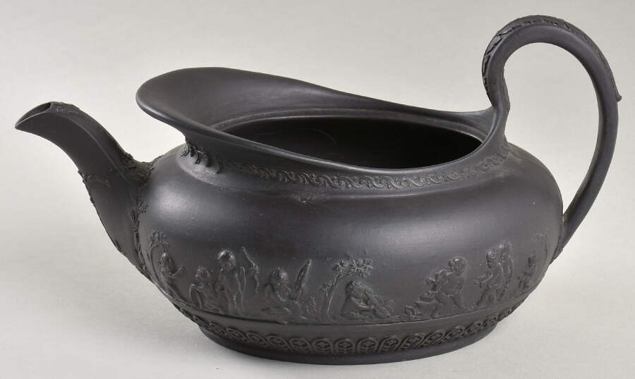 Basalt Black Mini Teapot No Lid by Wedgwood-1