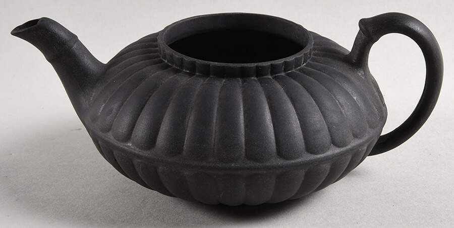 Basalt Black Mini Teapot No Lid by Wedgwood-1
