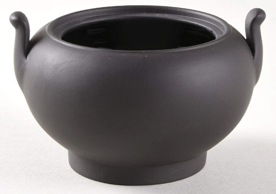 Basalt Black 146 Shape Sugar Bowl No Lid by Wedgwood-1