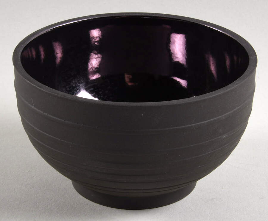 Basalt Black 4" Round Bowl by Wedgwood-1