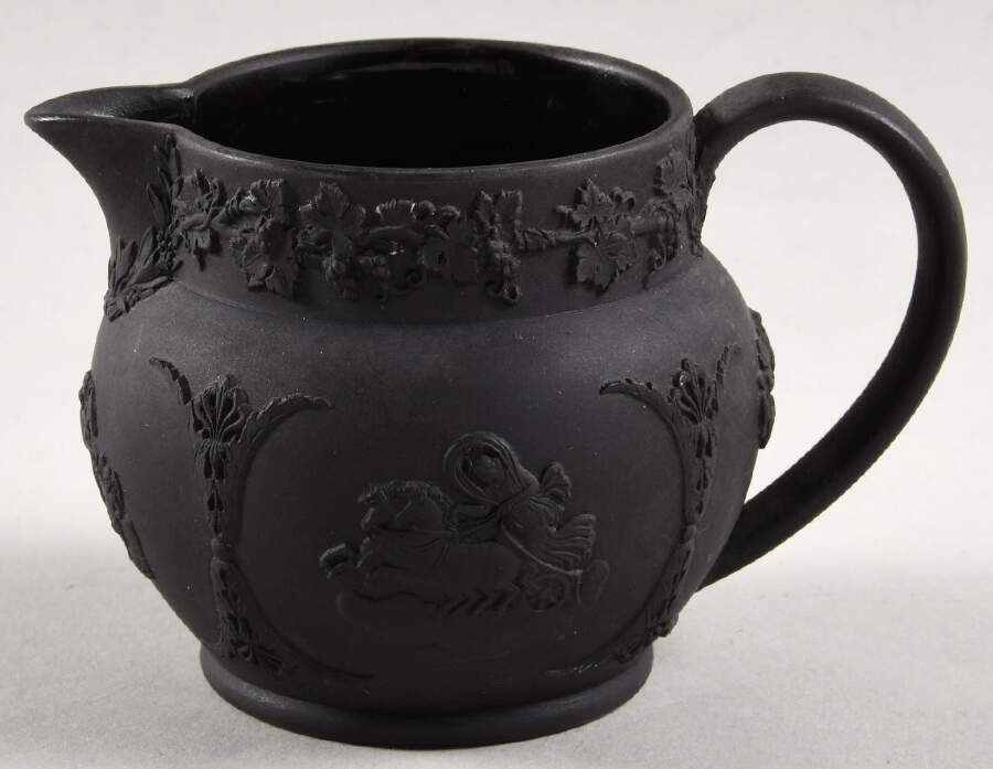 Basalt Black Mini Creamer by Wedgwood-1