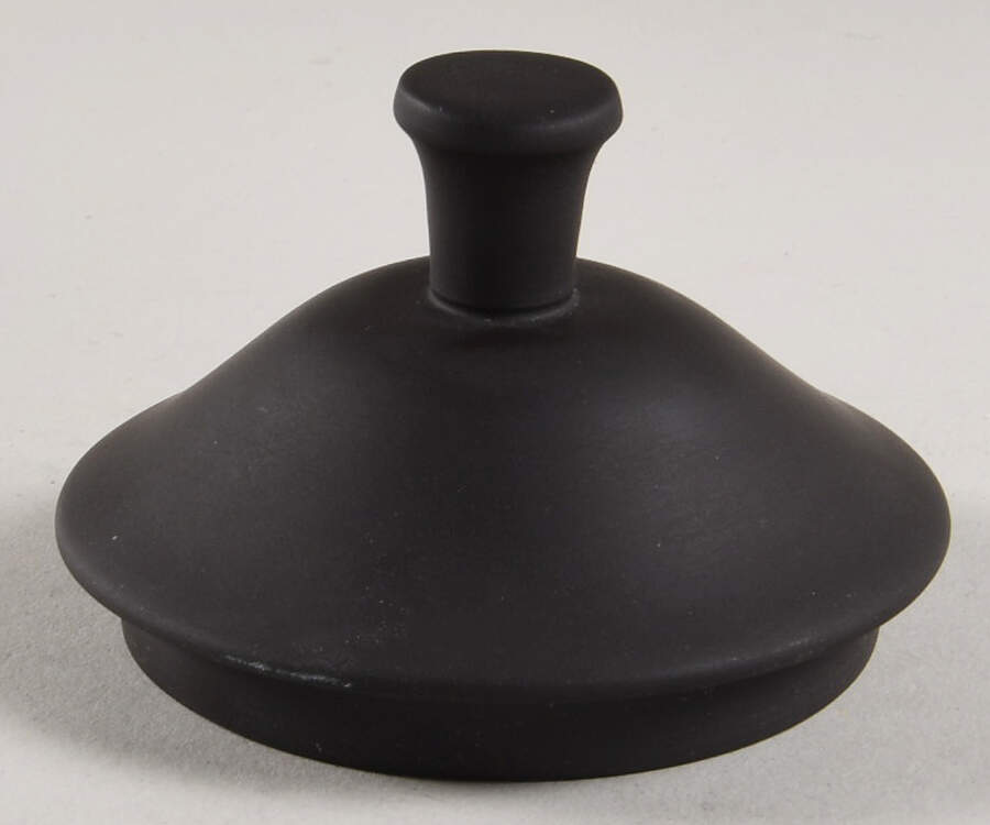 Basalt Black Lid for Sugar Bowl by Wedgwood-1