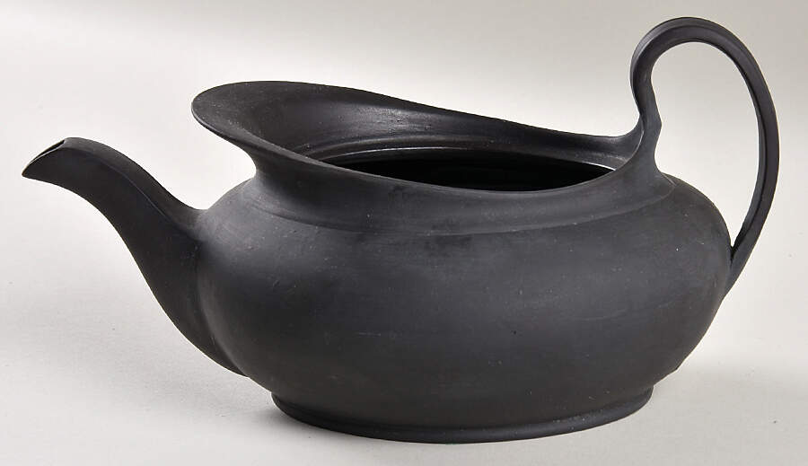 Basalt Black Mini Teapot No Lid by Wedgwood-1