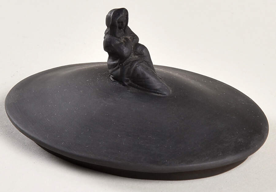 Basalt Black Lid for Mini Teapot by Wedgwood-1