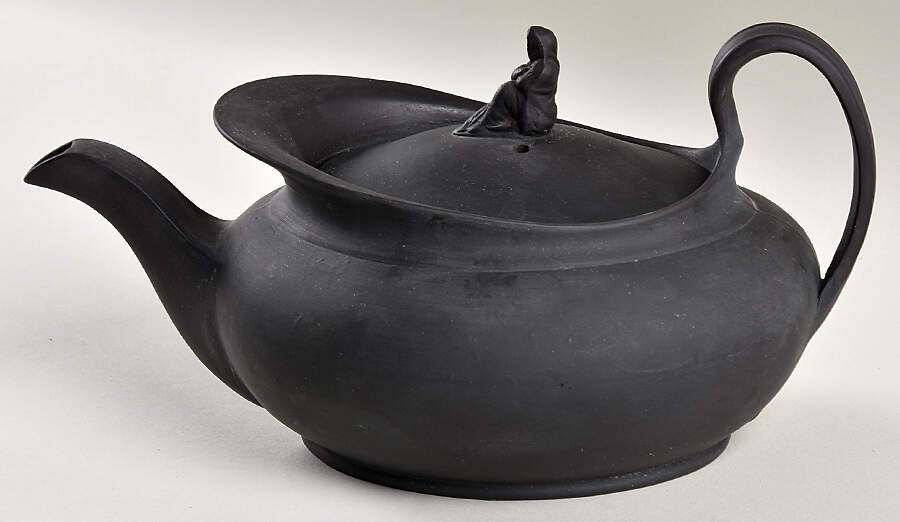 Basalt Black Mini Teapot & Lid by Wedgwood-1