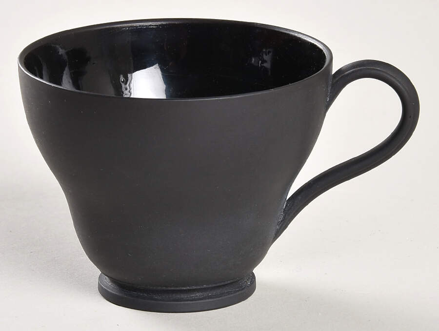 Basalt Black Flat Cup by Wedgwood-1