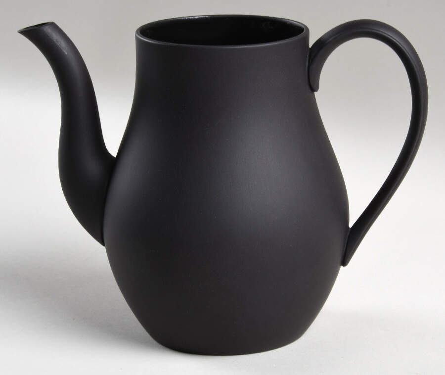 Basalt Black Small Coffee Pot No Lid by Wedgwood-1