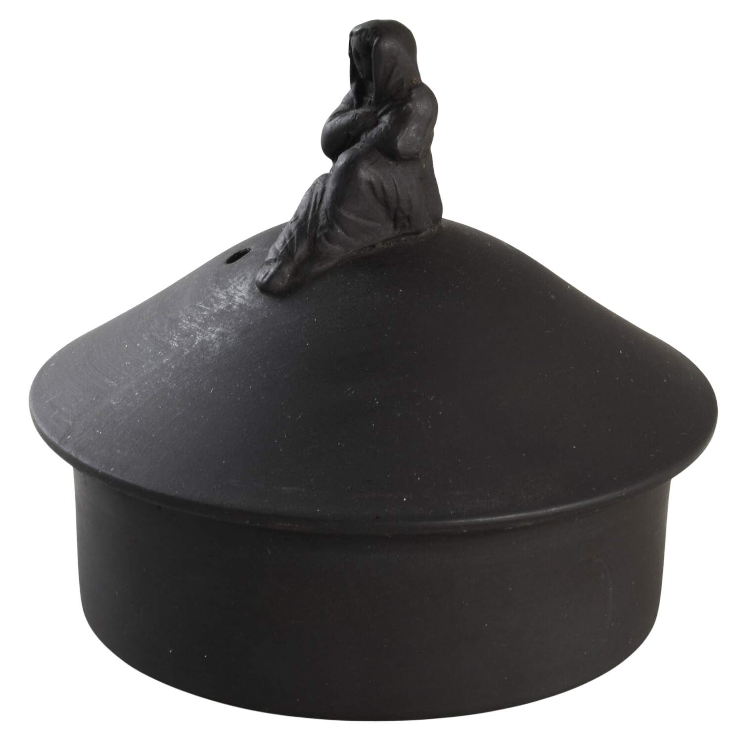 Basalt Black Lid for Teapot by Wedgwood-1