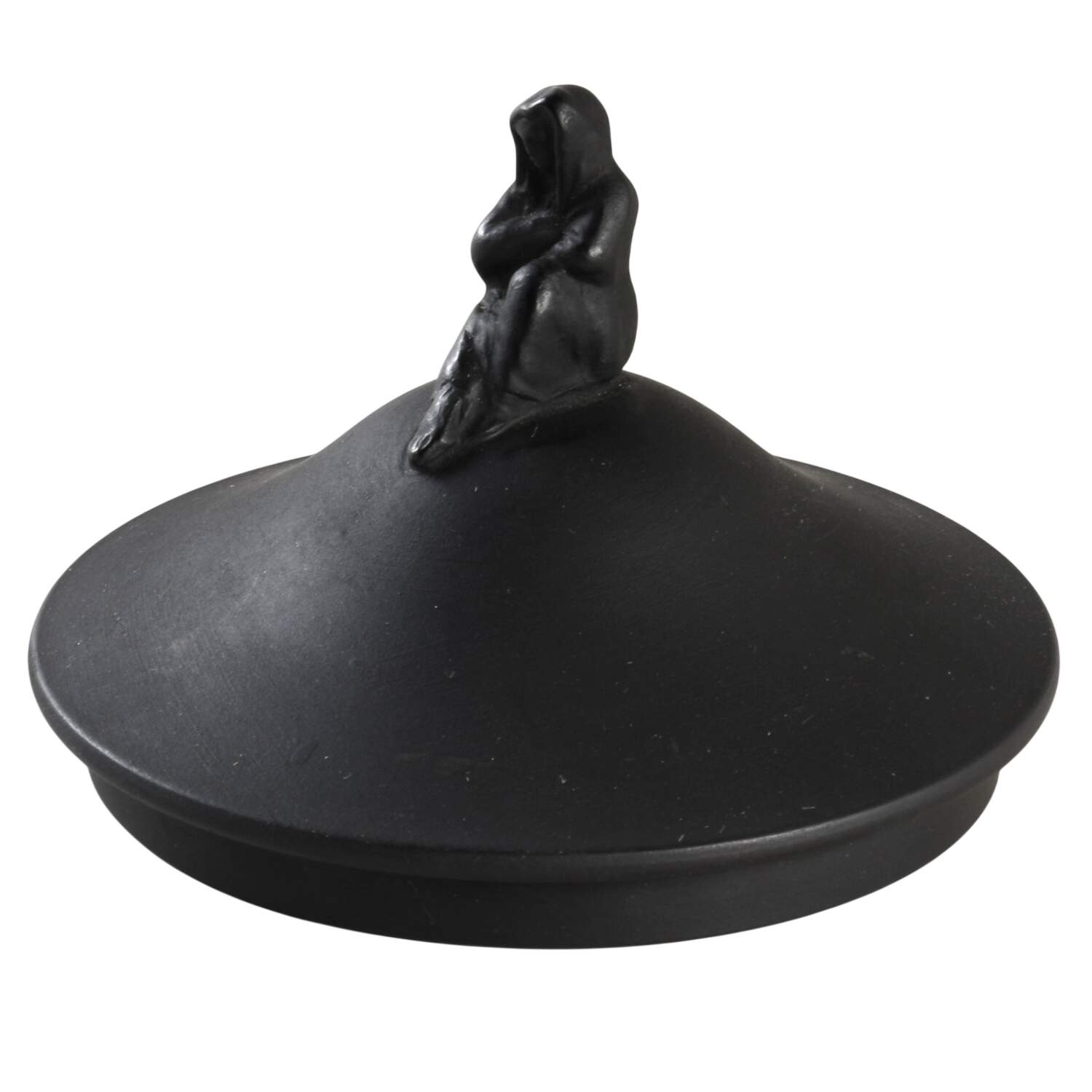 Basalt Black Lid for Sugar Bowl by Wedgwood-1