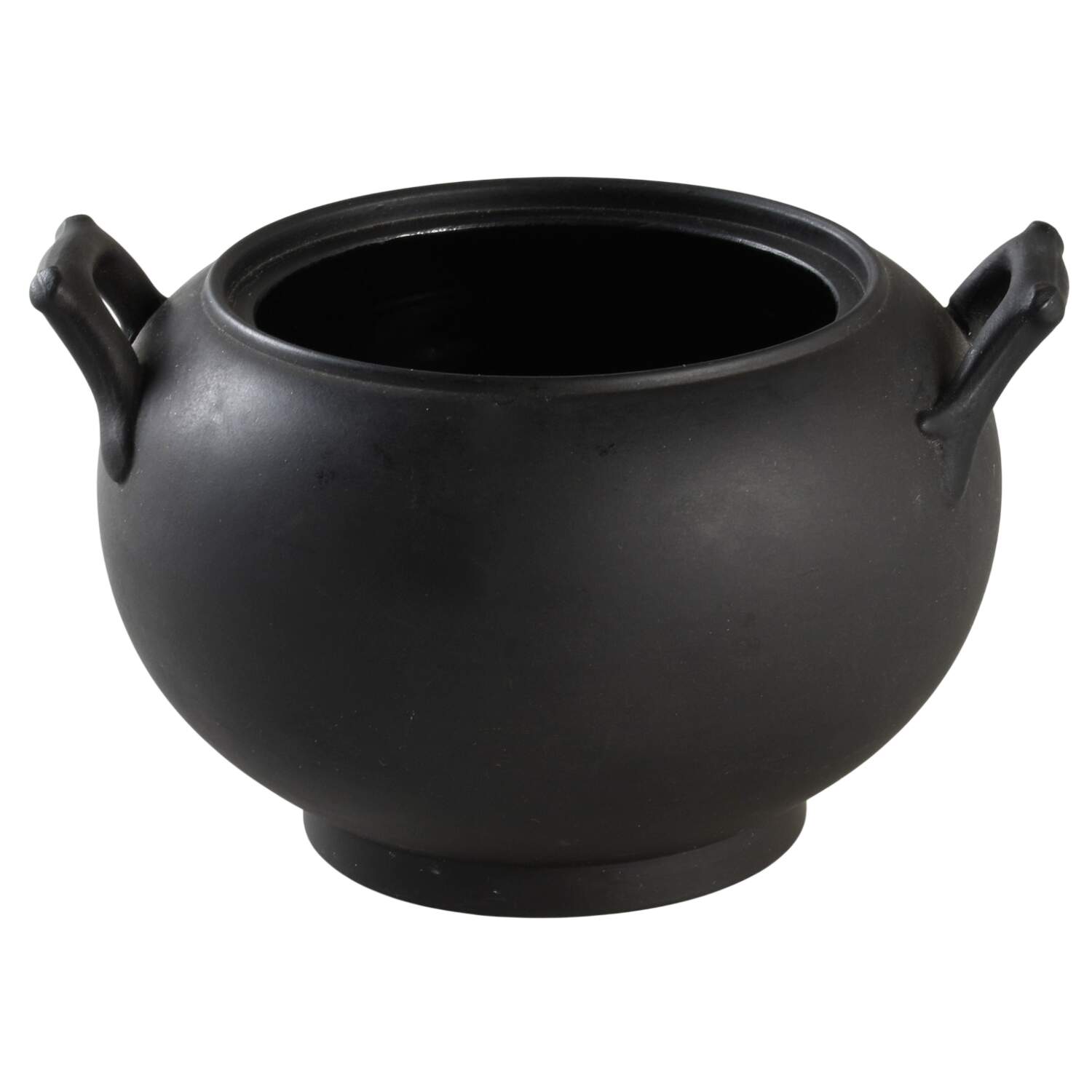 Basalt Black Sugar Bowl No Lid by Wedgwood-1