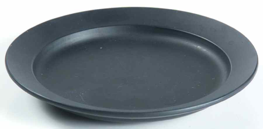 Basalt Black Round Tray by Wedgwood-1