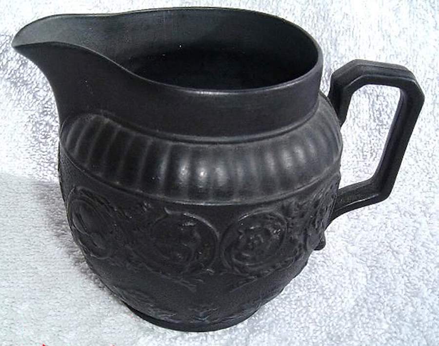 Basalt Black Mini Creamer by Wedgwood-1