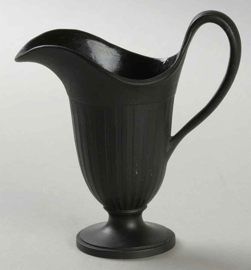 Basalt Black 2 Oz Footed Jug by Wedgwood-1