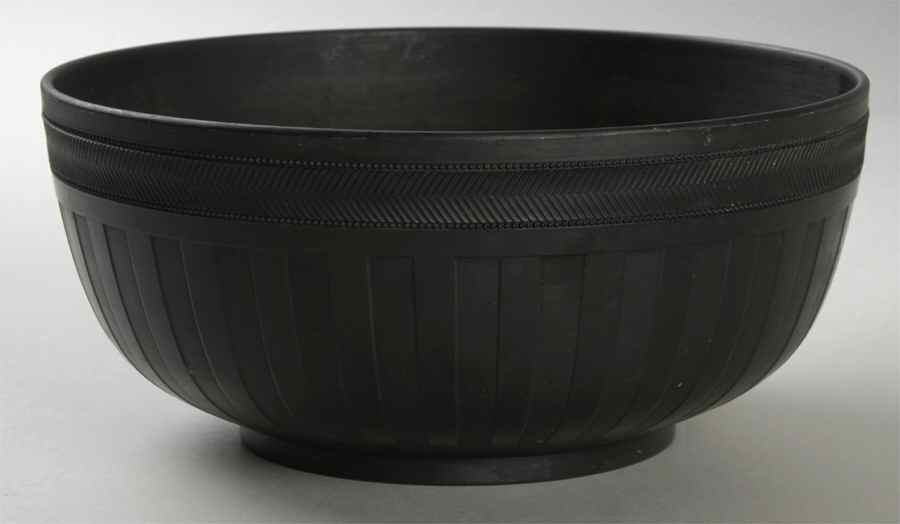 Basalt Black 8" Centerpiece/Console Bowl by Wedgwood-1