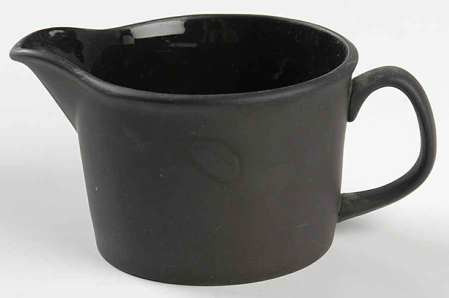 Basalt Black Creamer by Wedgwood-1