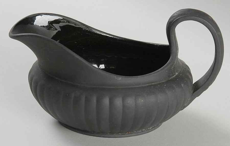 Basalt Black Creamer by Wedgwood-1
