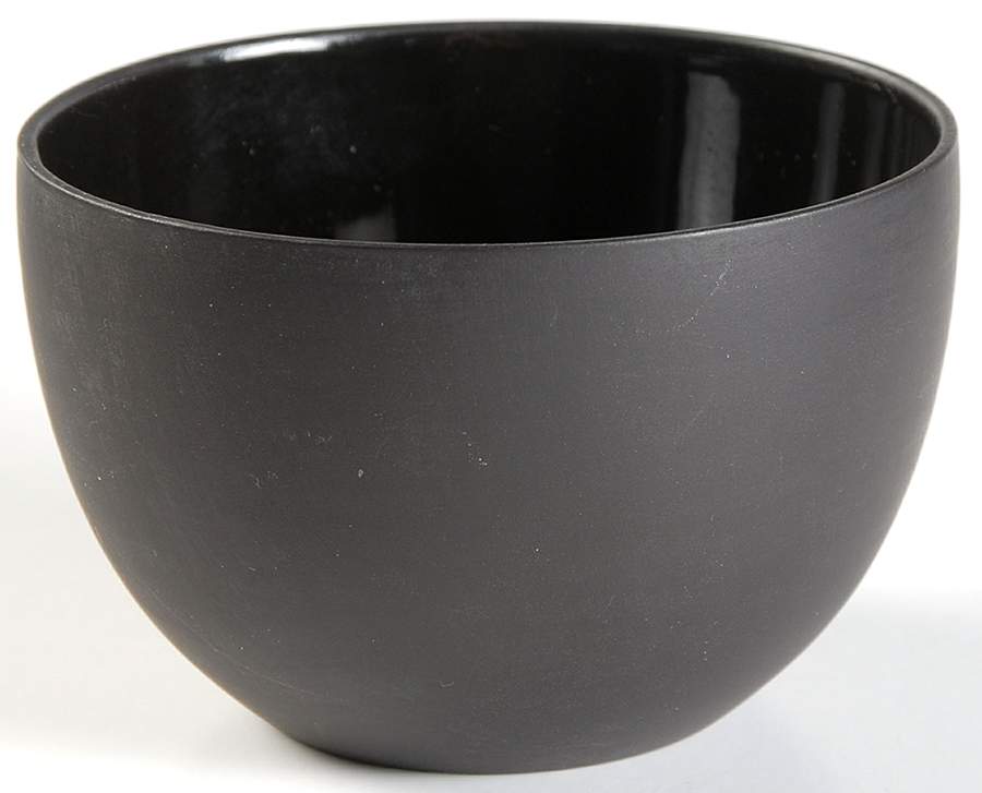 Basalt Black Open Sugar Bowl by Wedgwood-1
