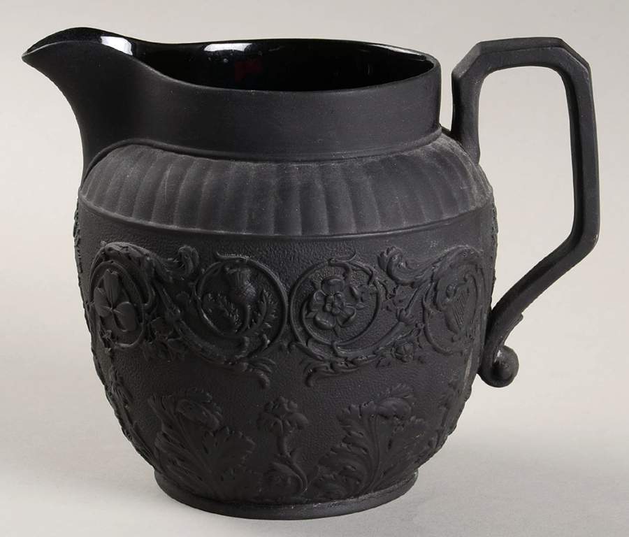 Basalt Black Milk Jug by Wedgwood-1