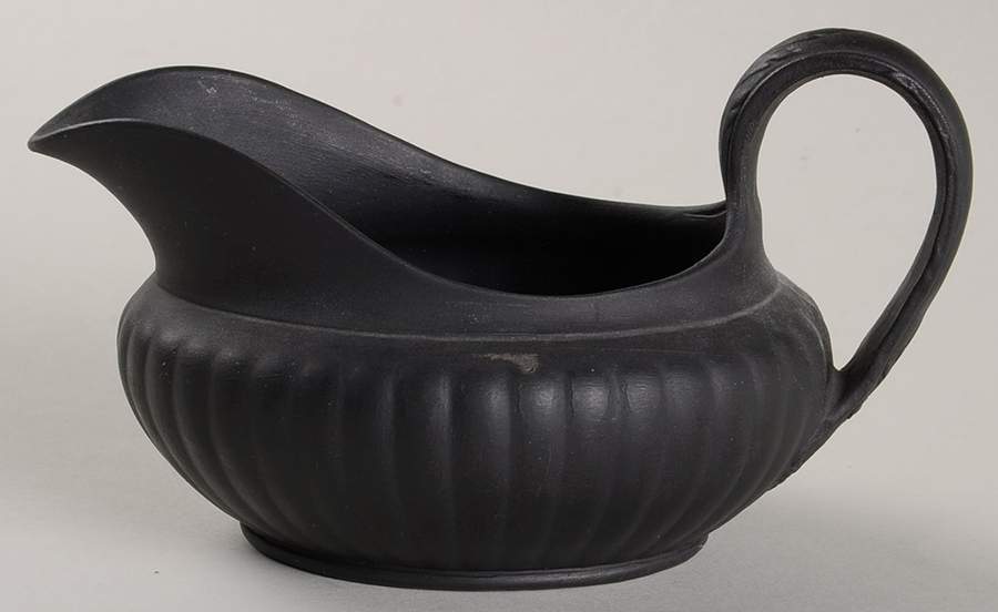 Basalt Black Creamer by Wedgwood-1