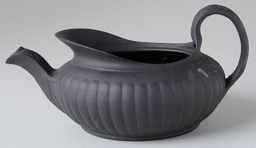 Basalt Black Teapot No Lid by Wedgwood-1