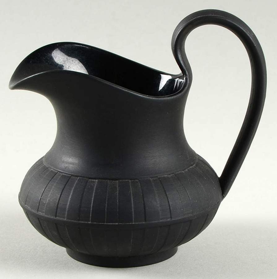 Basalt Black Mini Creamer by Wedgwood-1