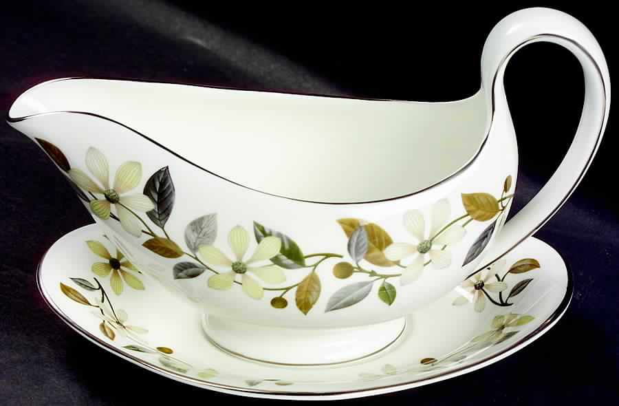 Beaconsfield Gravy Boat & Underplate by Wedgwood-1