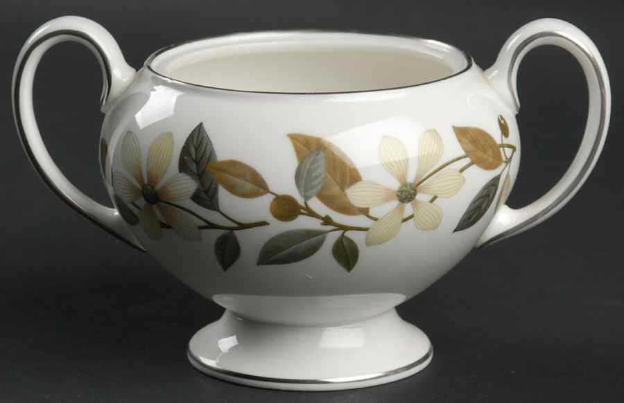 Beaconsfield Leigh Shape Sugar Bowl No Lid by Wedgwood-1