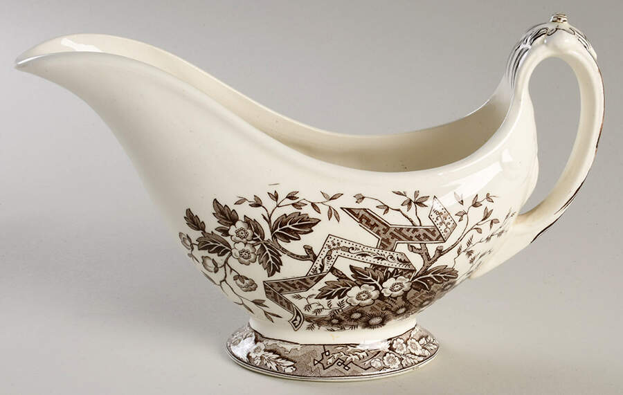 Beatrice Brown Gravy Boat by Wedgwood-1