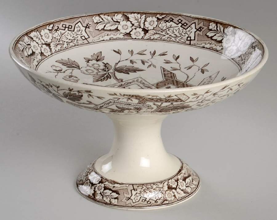 Beatrice Brown Round Compote (Height X Width) by Wedgwood-1