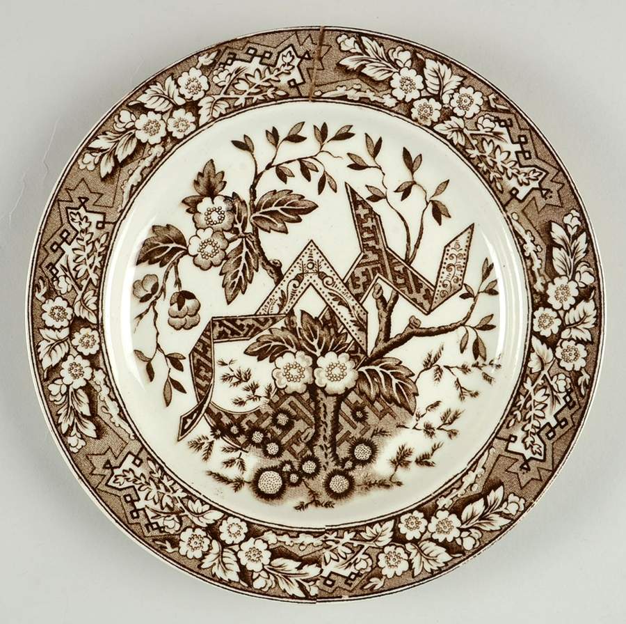 Beatrice Brown Salad Plate by Wedgwood-1