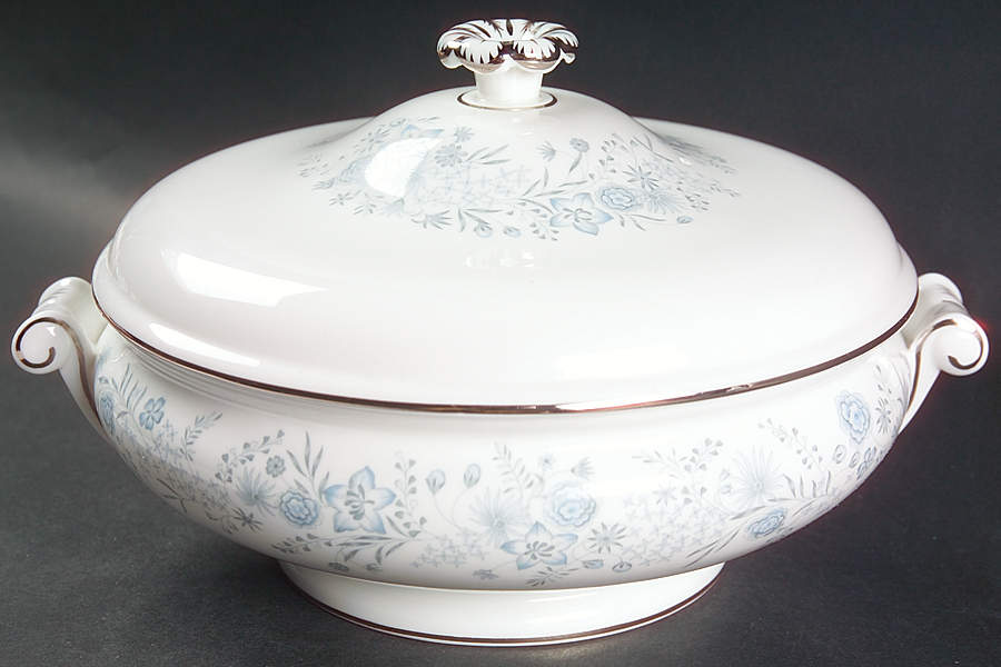 Belle Fleur Round Covered Vegetable by Wedgwood-1