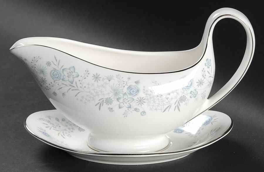 Belle Fleur Gravy Boat & Underplate by Wedgwood-1