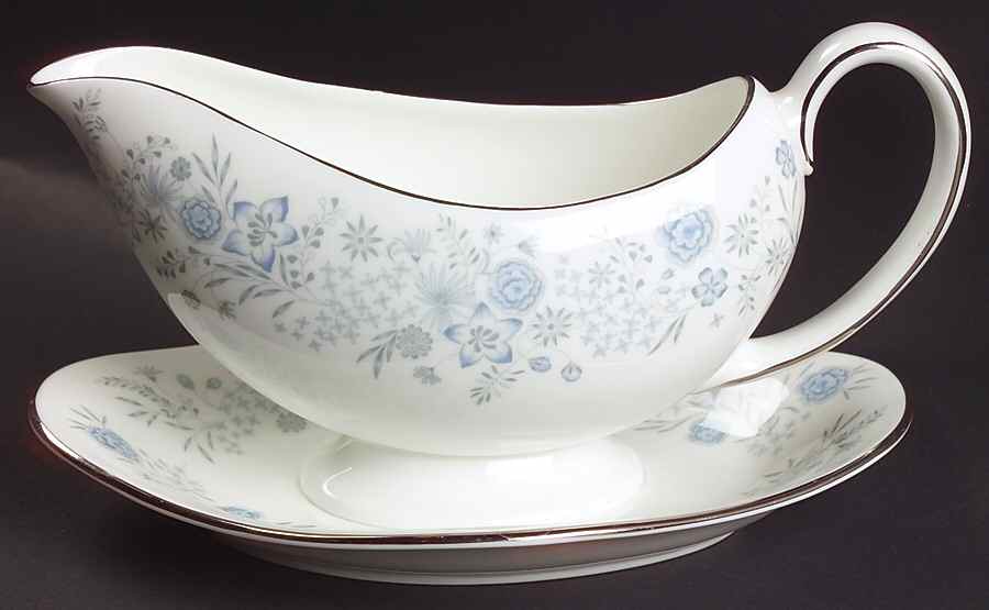 Belle Fleur Gravy Boat & Underplate by Wedgwood-1