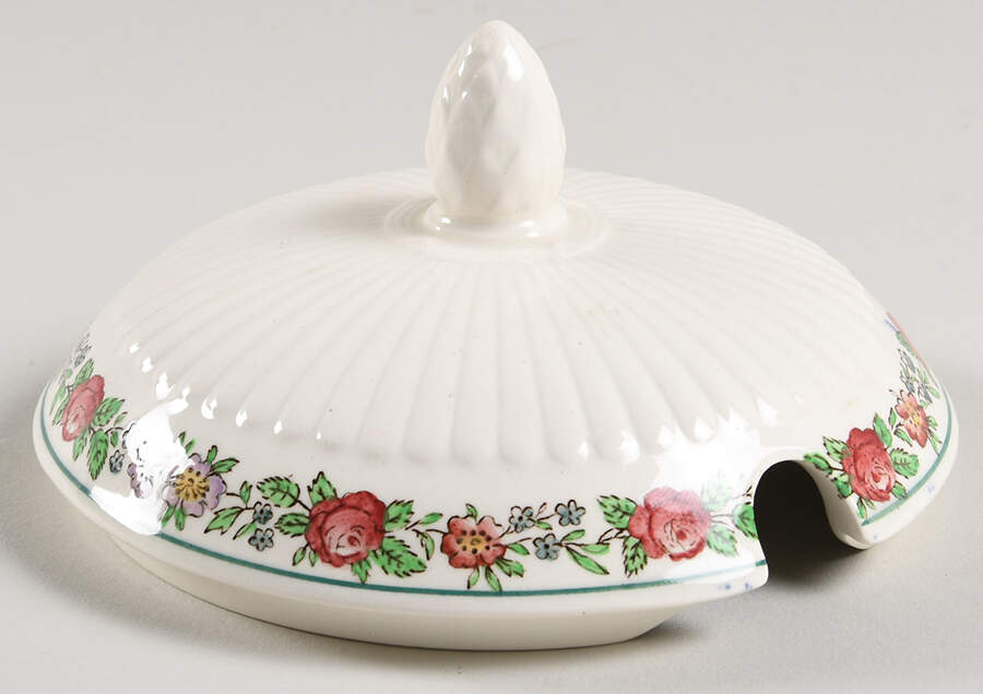 Belmar Lid for Sauce Boat with Attached Underplate by Wedgwood-1