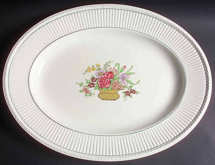 Belmar 21" Oval Serving Platter by Wedgwood-1