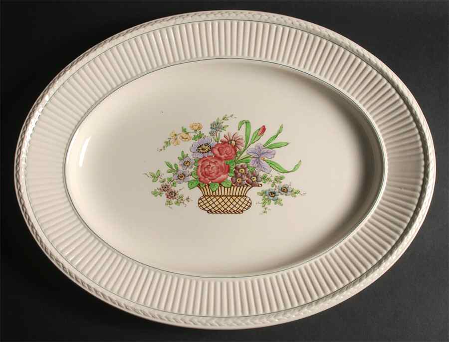 Belmar 18" Oval Serving Platter by Wedgwood-1