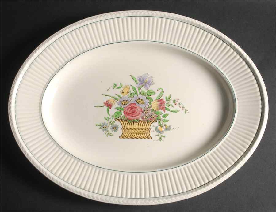 Belmar 15" Oval Serving Platter by Wedgwood-1