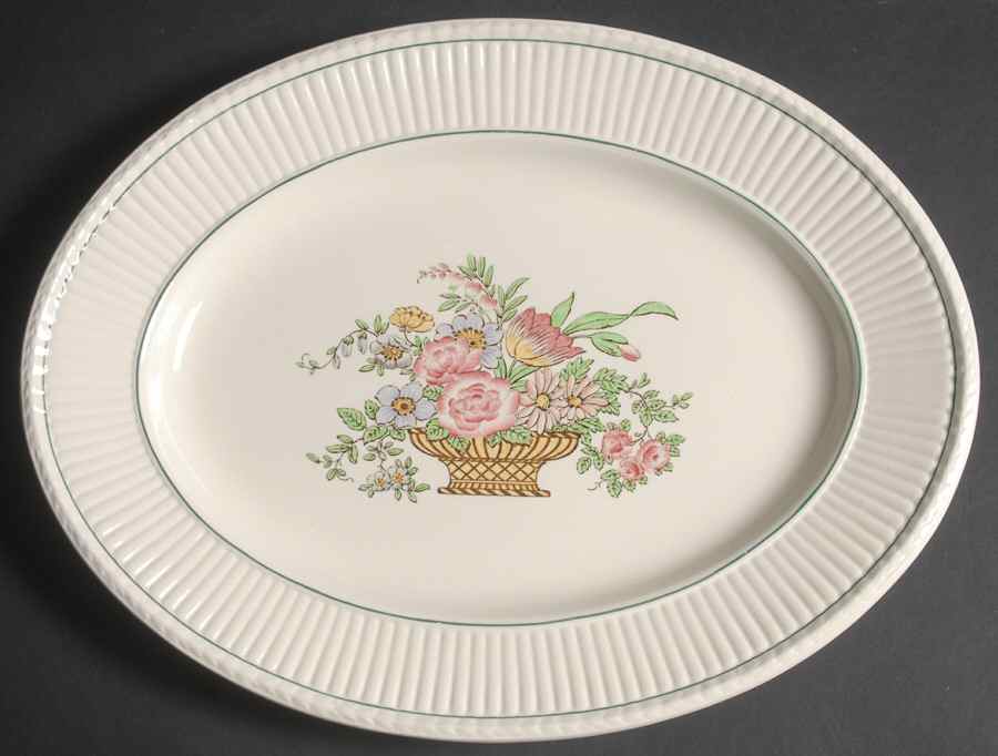 Belmar 13" Oval Serving Platter by Wedgwood-1