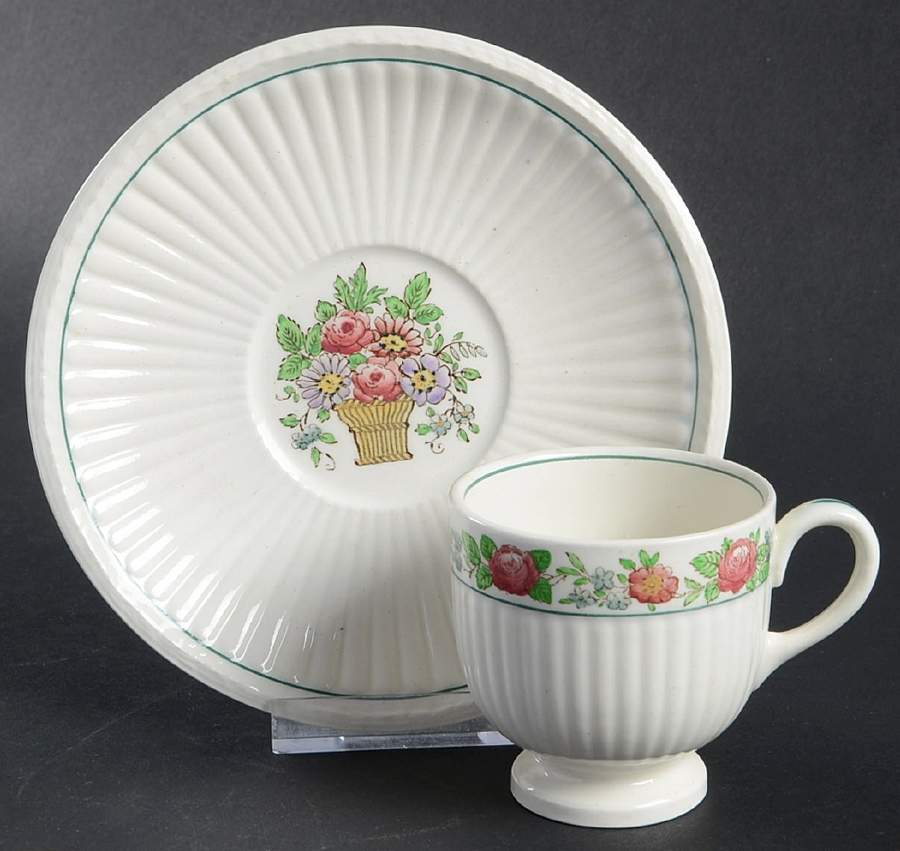 Belmar Footed Demitasse Cup & Saucer Set by Wedgwood-1