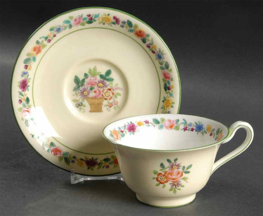 Belmar Footed Cup & Saucer Set by Wedgwood-1