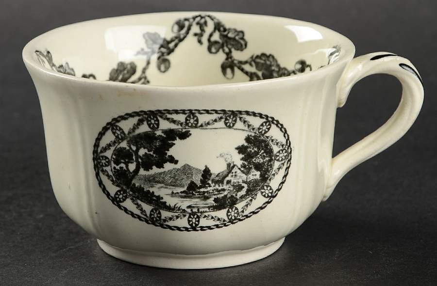 Bewick Black Flat Cup by Wedgwood-1