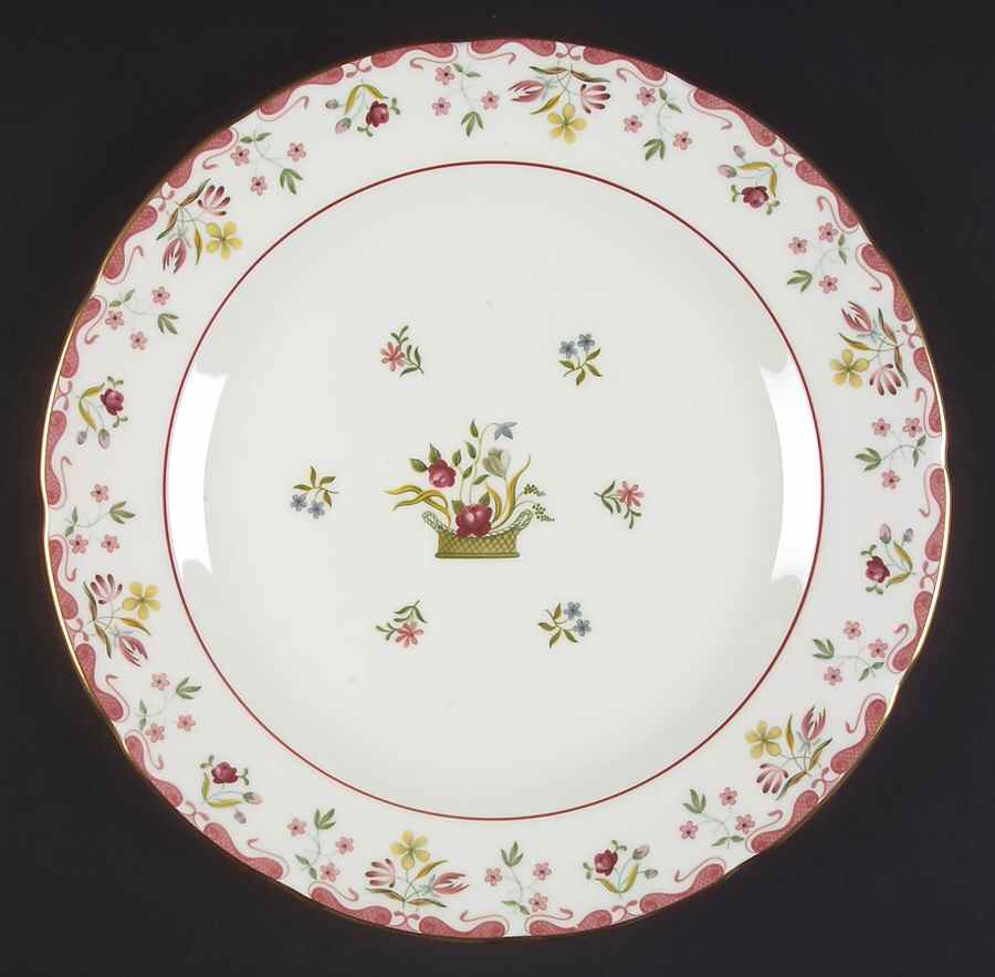Bianca (Williamsburg Mark) 12" Chop Plate (Round Platter) by Wedgwood-1
