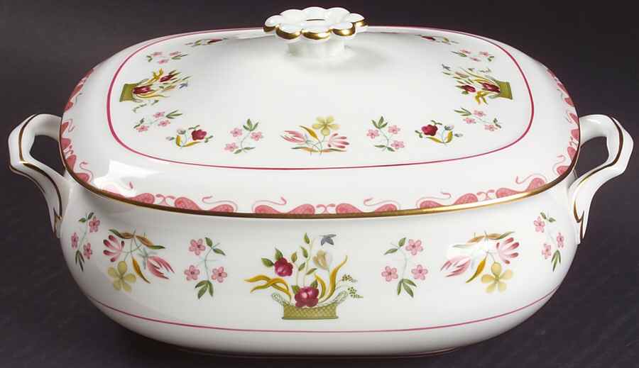 Bianca (Williamsburg Mark) Rectangular Covered Vegetable by Wedgwood-1