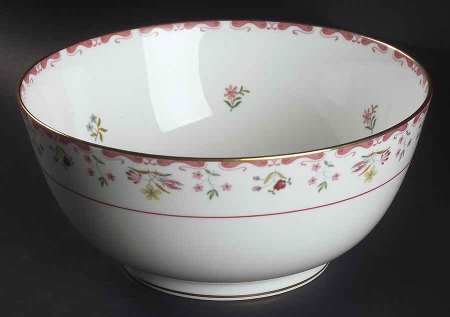 Bianca (Williamsburg Mark) 9" Salad Serving Bowl by Wedgwood-1